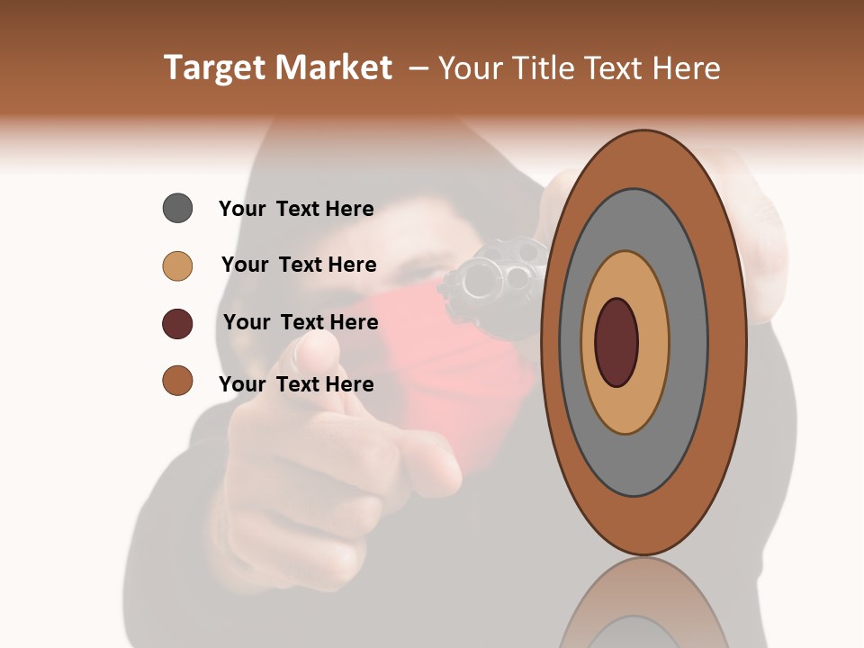 Mugger Weapon Offender PowerPoint Template