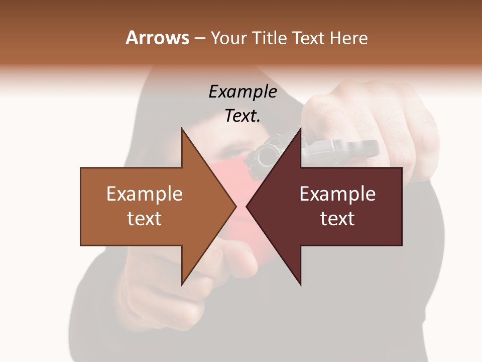 Mugger Weapon Offender PowerPoint Template