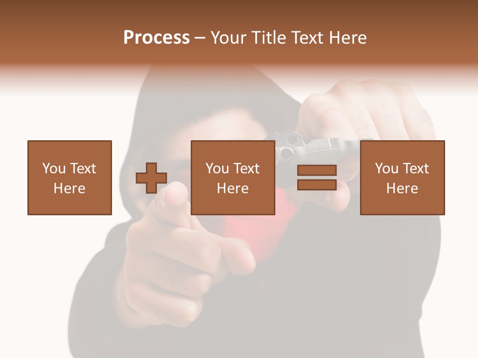 Mugger Weapon Offender PowerPoint Template