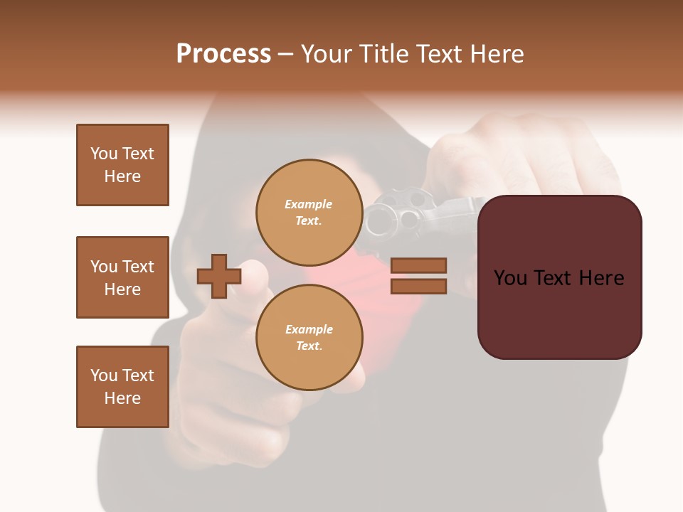 Mugger Weapon Offender PowerPoint Template