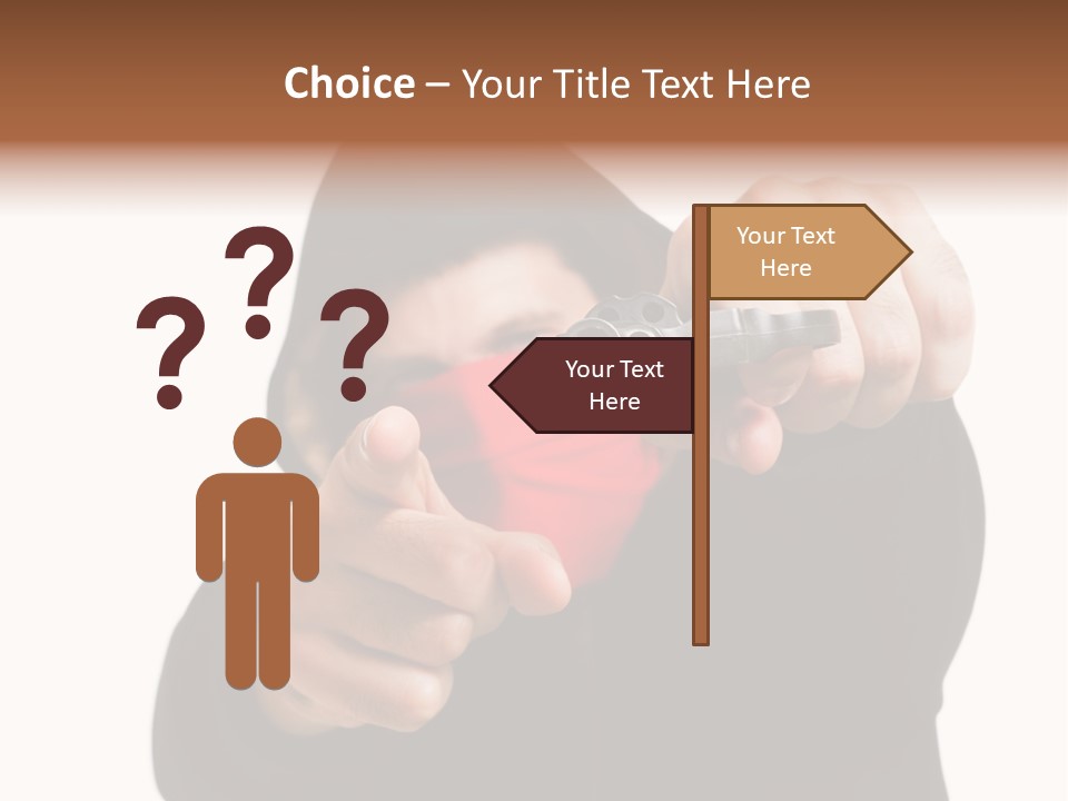 Mugger Weapon Offender PowerPoint Template