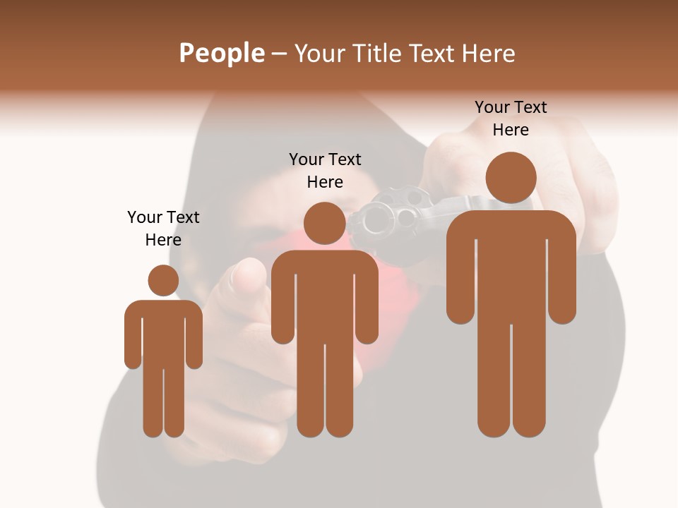 Mugger Weapon Offender PowerPoint Template