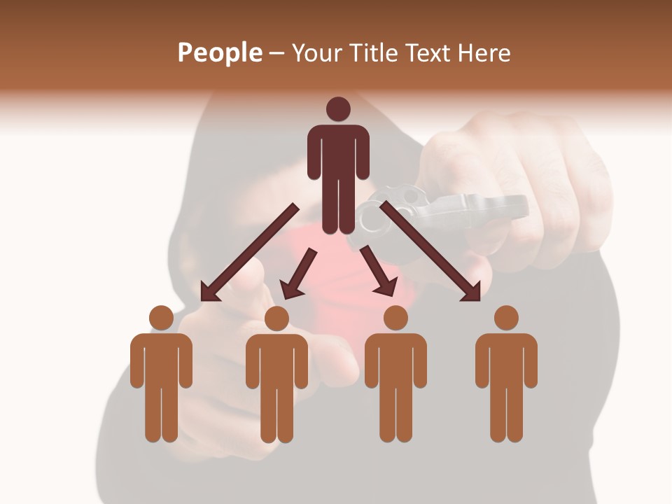 Mugger Weapon Offender PowerPoint Template