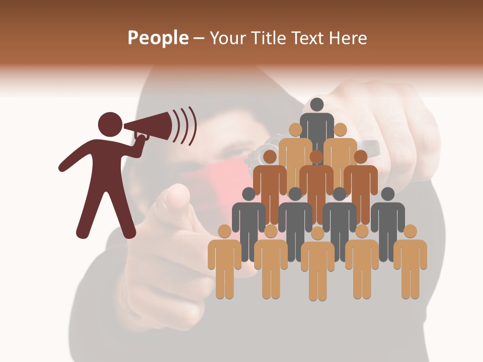 Mugger Weapon Offender PowerPoint Template