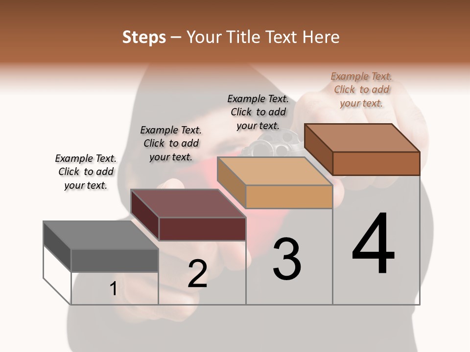Mugger Weapon Offender PowerPoint Template