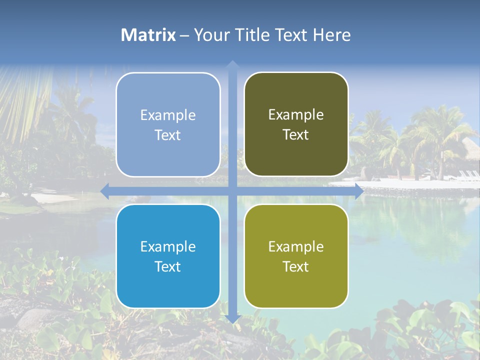 Ocean Background Moorea PowerPoint Template