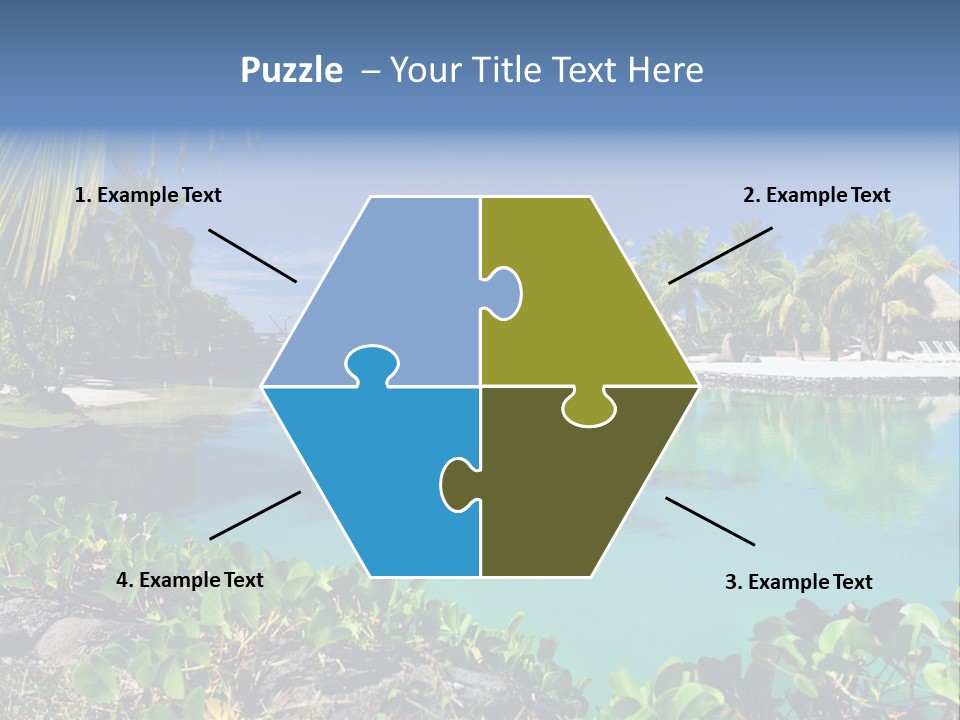 Ocean Background Moorea PowerPoint Template