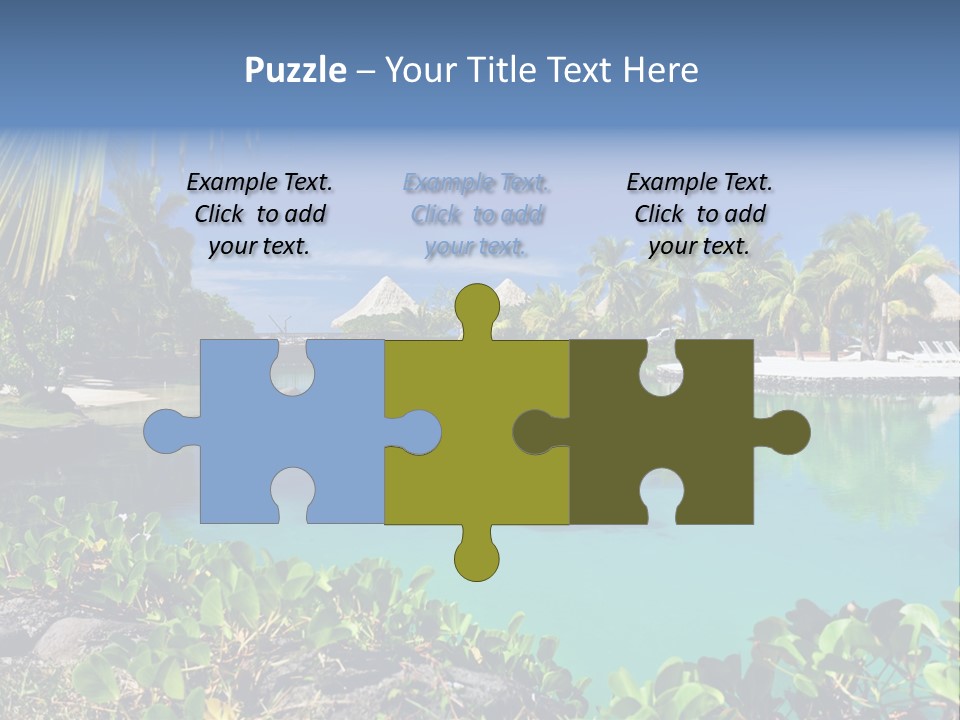 Ocean Background Moorea PowerPoint Template