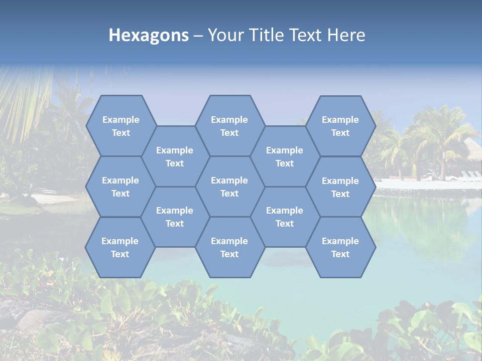 Ocean Background Moorea PowerPoint Template
