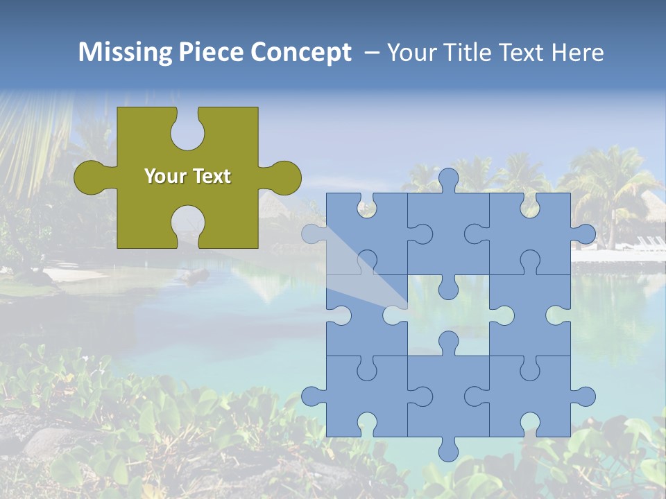 Ocean Background Moorea PowerPoint Template