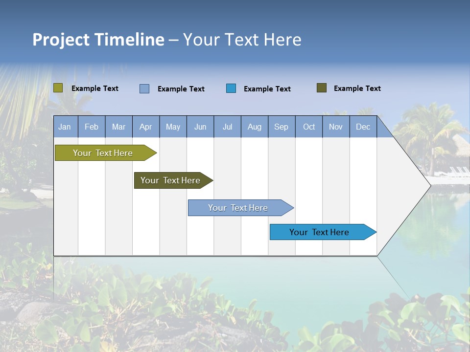 Ocean Background Moorea PowerPoint Template