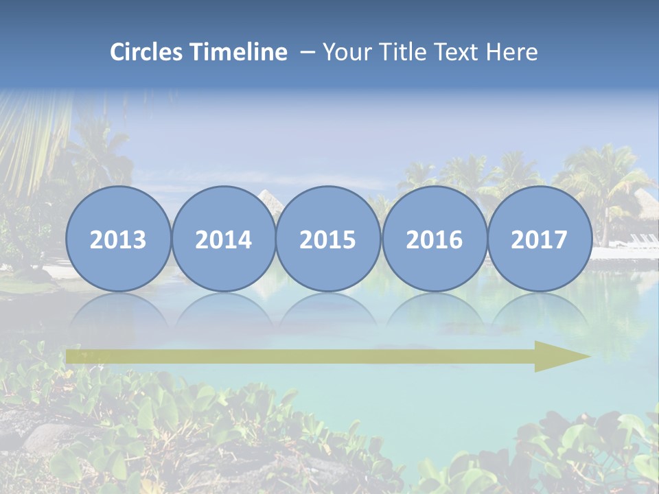 Ocean Background Moorea PowerPoint Template