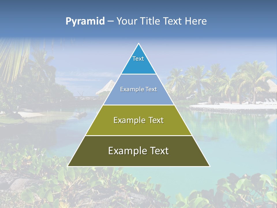 Ocean Background Moorea PowerPoint Template