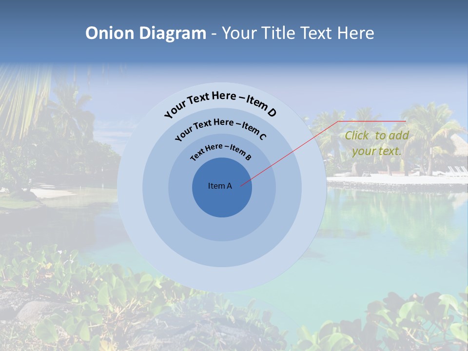 Ocean Background Moorea PowerPoint Template