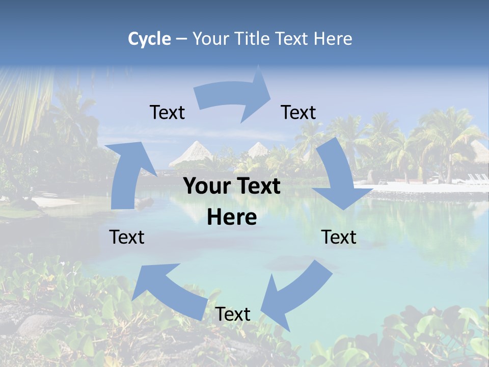 Ocean Background Moorea PowerPoint Template