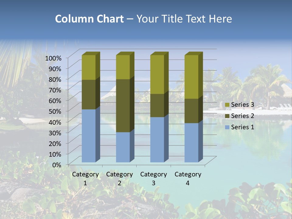 Ocean Background Moorea PowerPoint Template