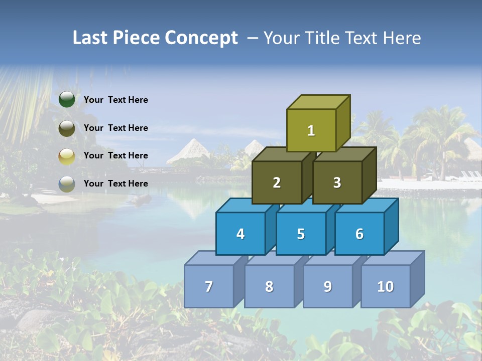 Ocean Background Moorea PowerPoint Template