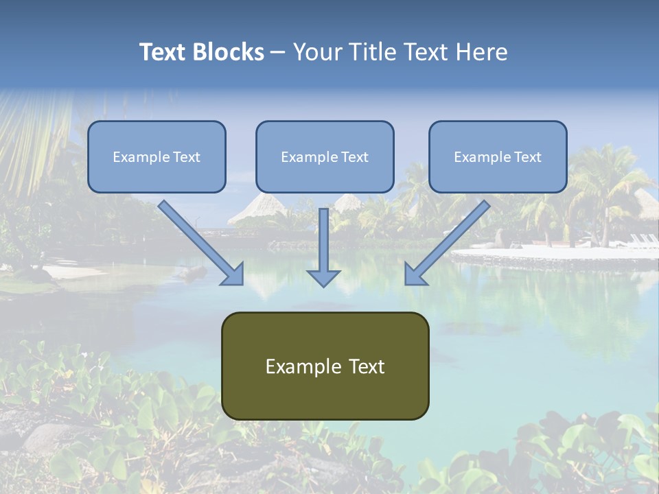Ocean Background Moorea PowerPoint Template