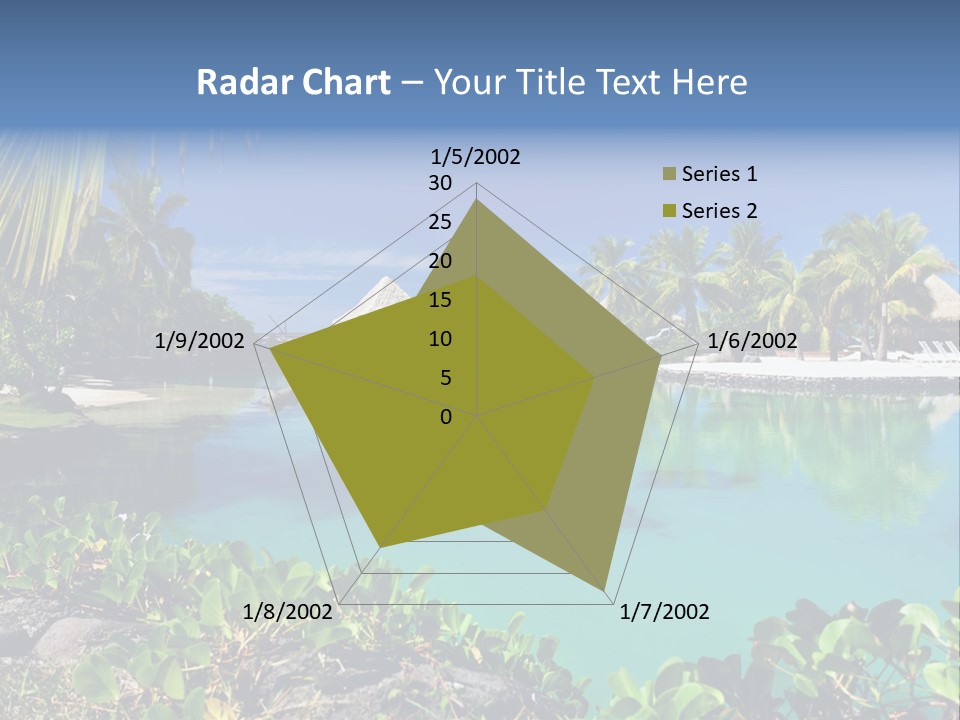 Ocean Background Moorea PowerPoint Template