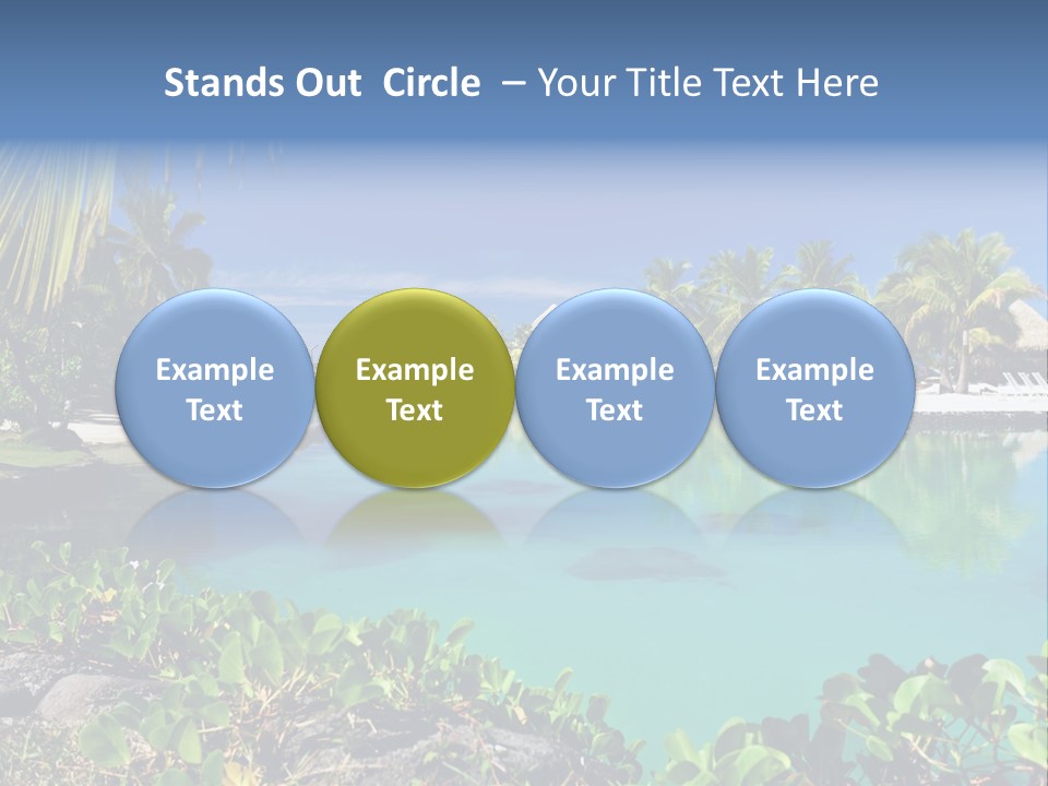 Ocean Background Moorea PowerPoint Template
