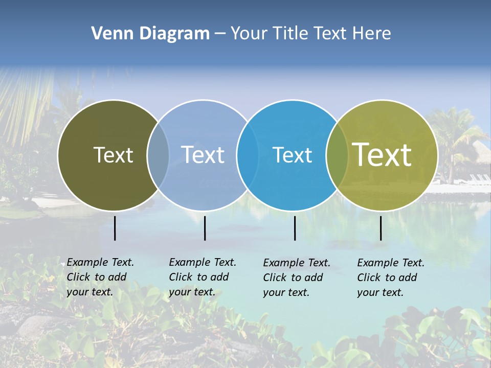Ocean Background Moorea PowerPoint Template