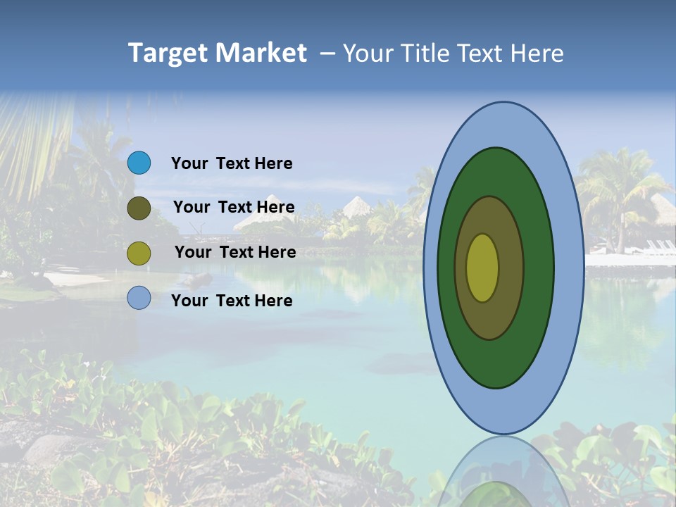 Ocean Background Moorea PowerPoint Template