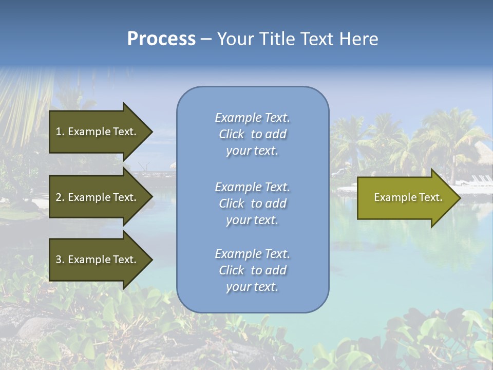 Ocean Background Moorea PowerPoint Template