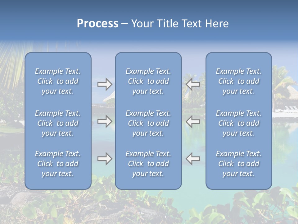 Ocean Background Moorea PowerPoint Template