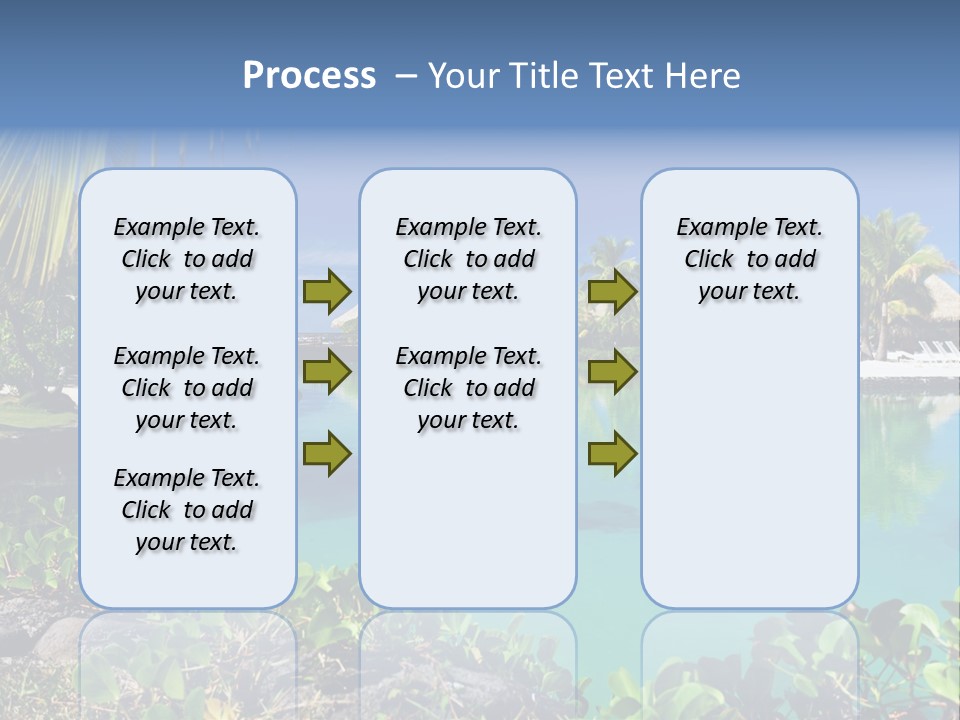 Ocean Background Moorea PowerPoint Template