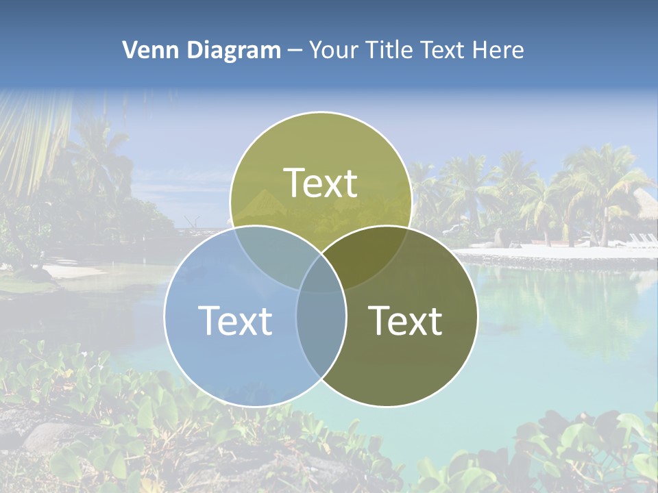 Ocean Background Moorea PowerPoint Template