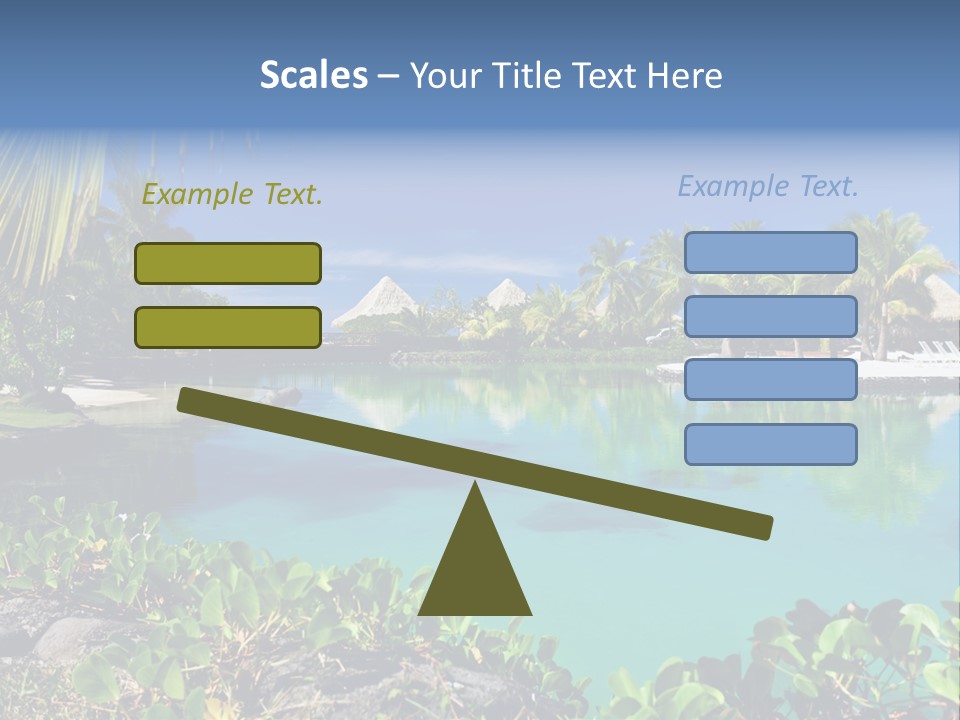 Ocean Background Moorea PowerPoint Template