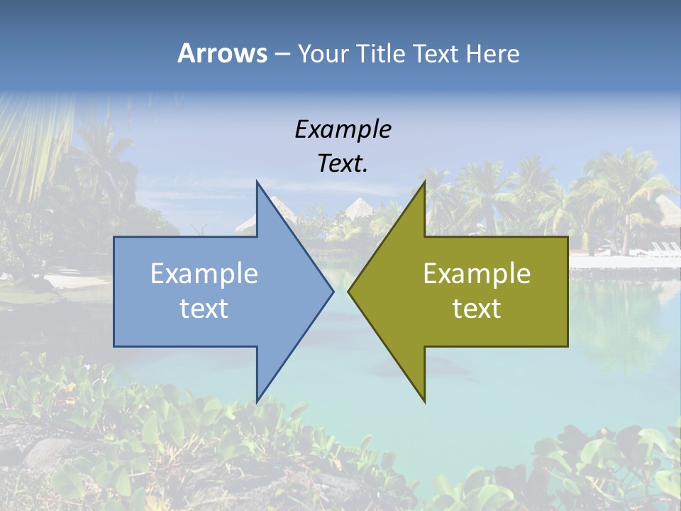 Ocean Background Moorea PowerPoint Template