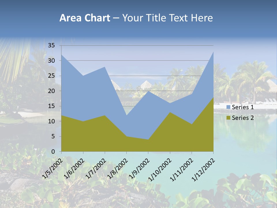 Ocean Background Moorea PowerPoint Template