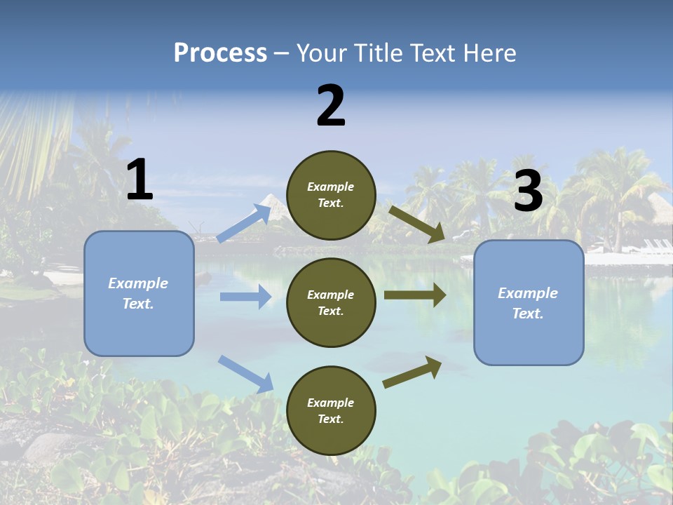 Ocean Background Moorea PowerPoint Template