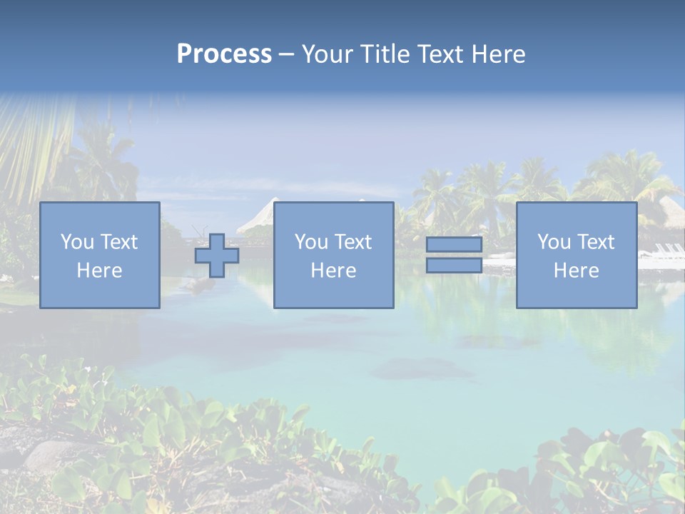 Ocean Background Moorea PowerPoint Template