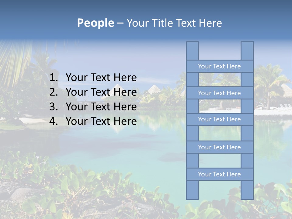 Ocean Background Moorea PowerPoint Template