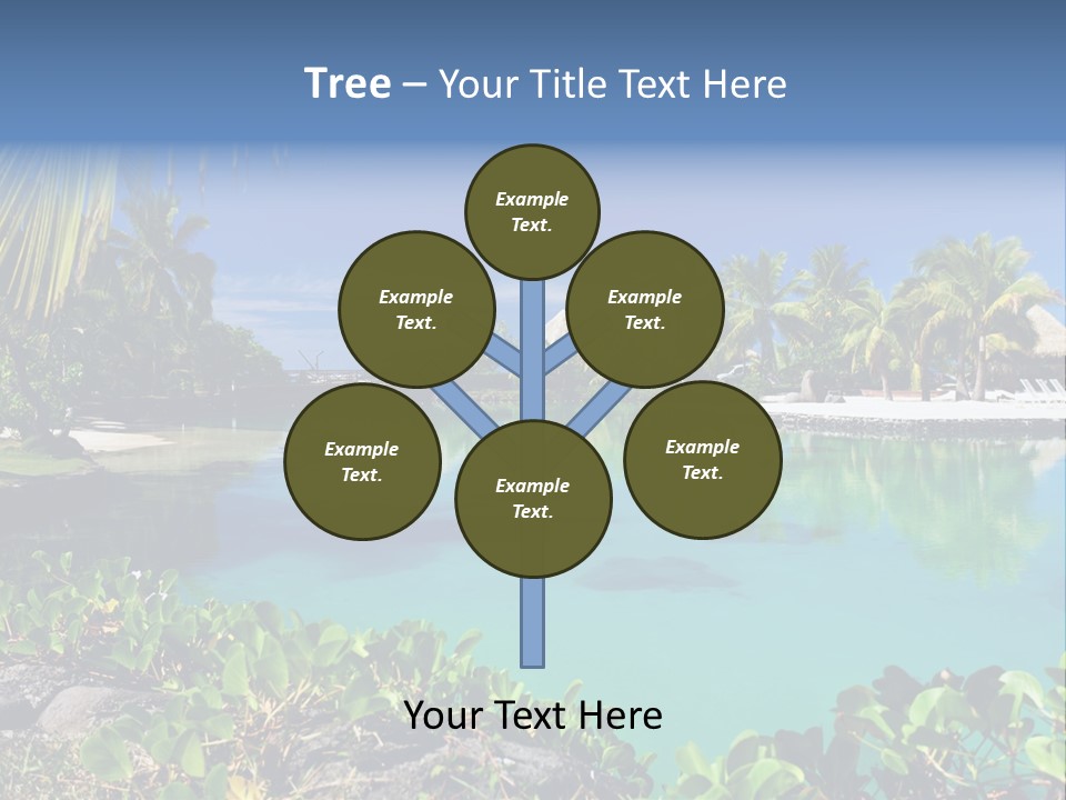 Ocean Background Moorea PowerPoint Template