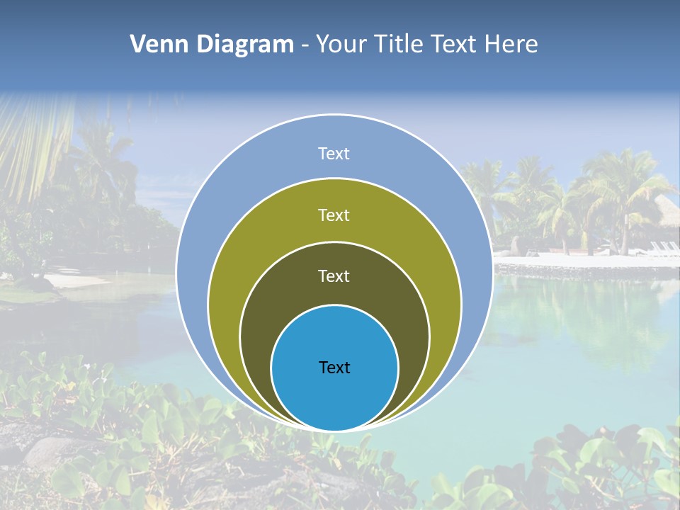 Ocean Background Moorea PowerPoint Template