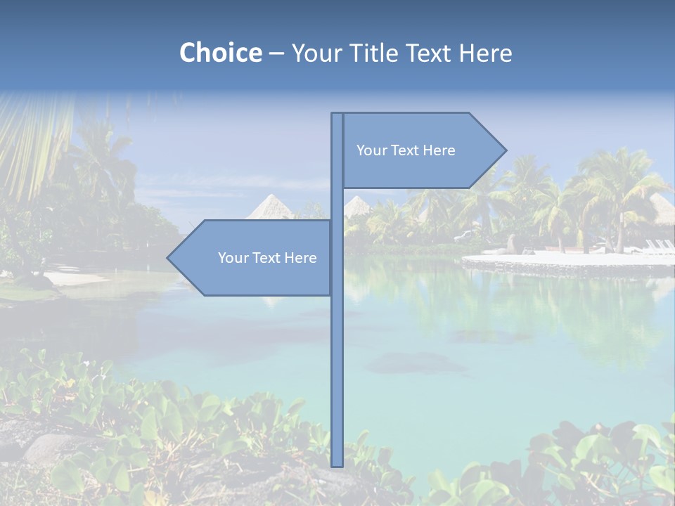 Ocean Background Moorea PowerPoint Template