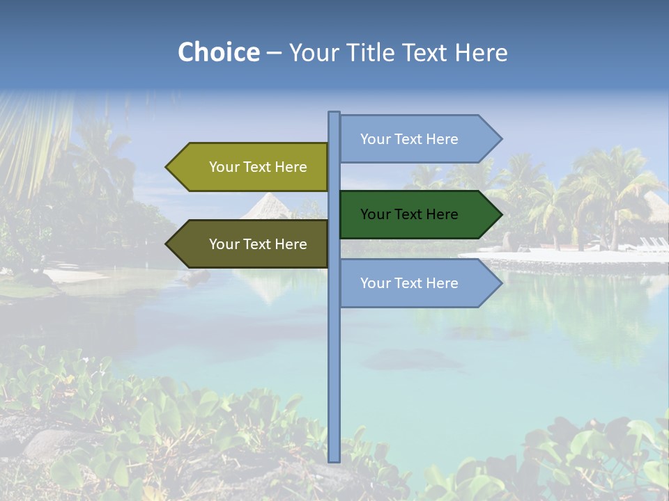 Ocean Background Moorea PowerPoint Template