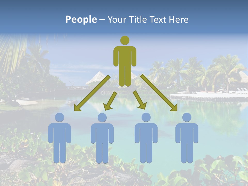 Ocean Background Moorea PowerPoint Template