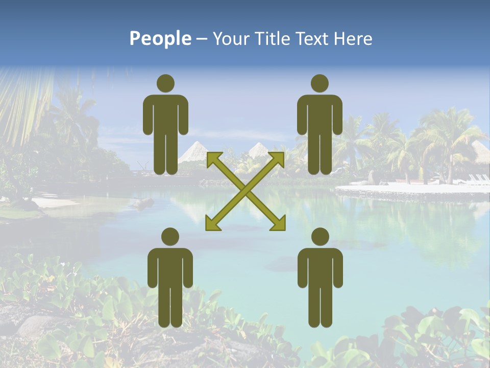 Ocean Background Moorea PowerPoint Template