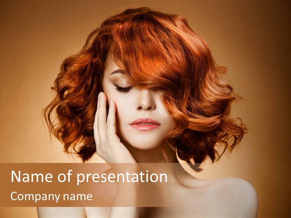 Salon Make Up Luxury PowerPoint Template