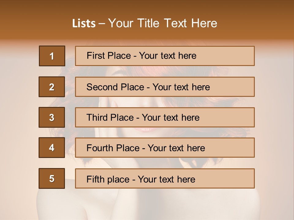Salon Make Up Luxury PowerPoint Template