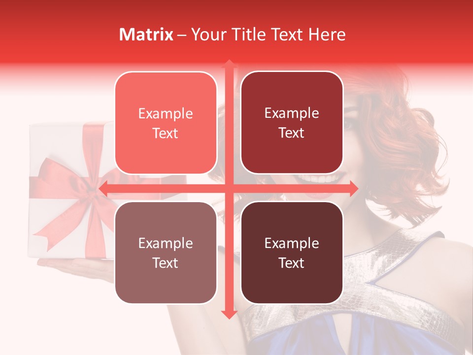 Happiness Friendly Portrait PowerPoint Template