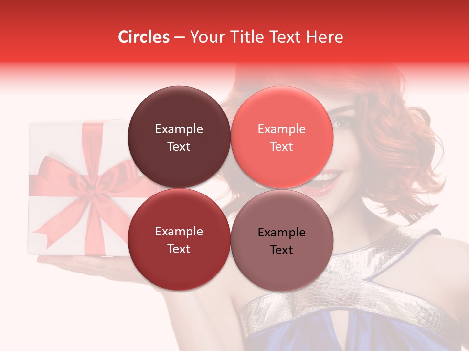 Happiness Friendly Portrait PowerPoint Template