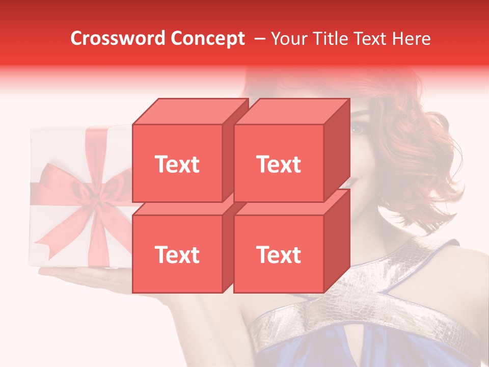 Happiness Friendly Portrait PowerPoint Template