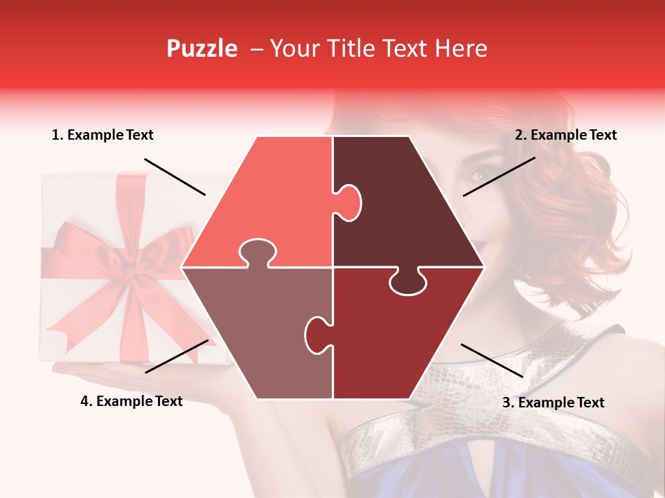 Happiness Friendly Portrait PowerPoint Template