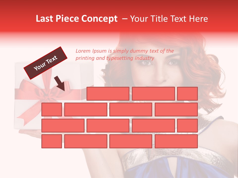 Happiness Friendly Portrait PowerPoint Template