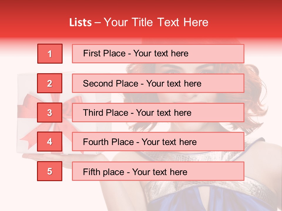 Happiness Friendly Portrait PowerPoint Template